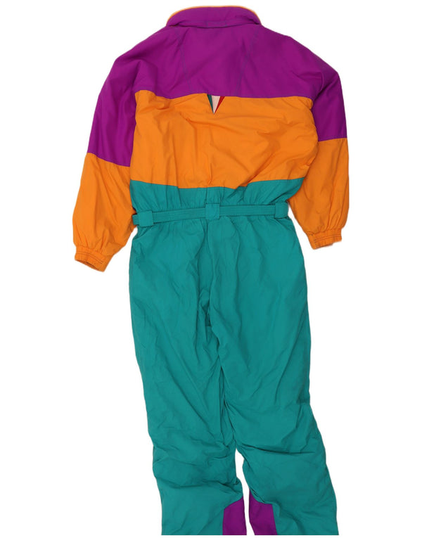 Brunik Mono de esquí con capucha para hombre IT 54 XL Bloque de color verde