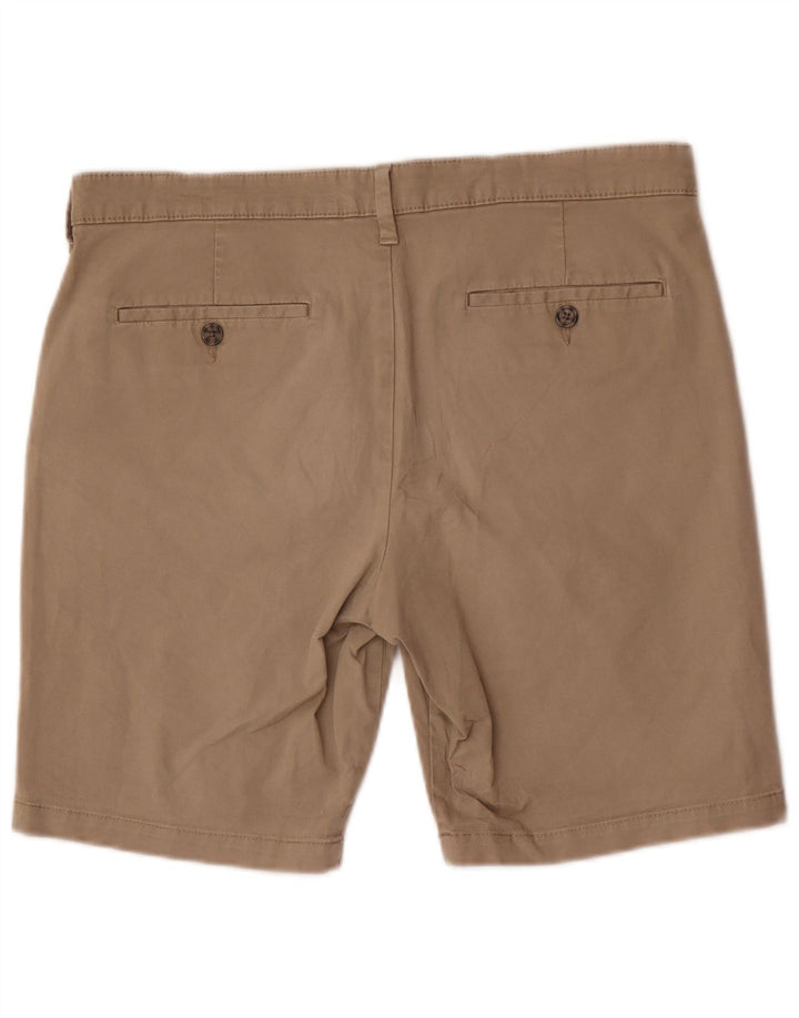 Marks & Spencer Pantalones cortos chinos para hombre W34 Algodón marrón grande