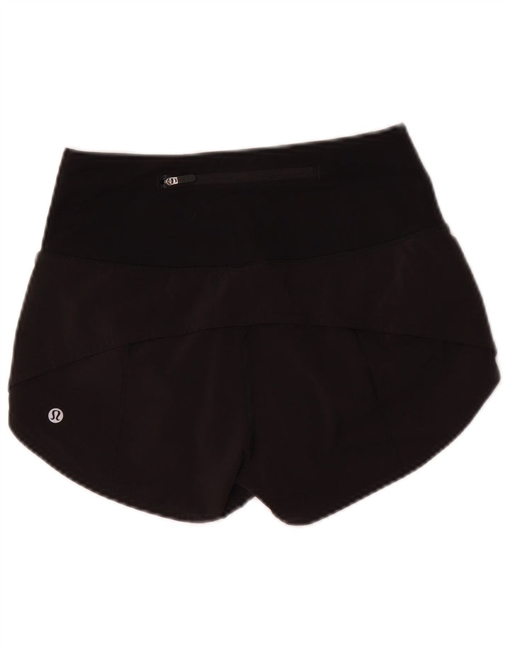 Lululemon Pantalones cortos deportivos para mujer US 2 XS nailon negro