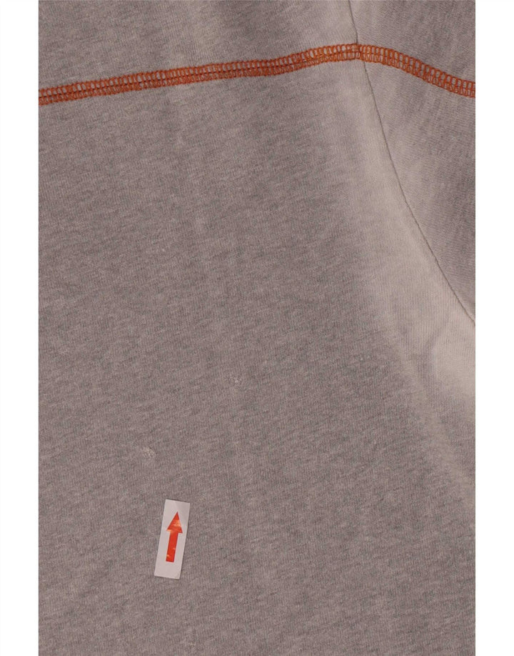 Gas Hombre Camiseta Gráfica Top XL Gris Colorblock