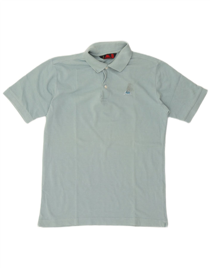 Polo Kappa Hombre Algodón Azul Medio