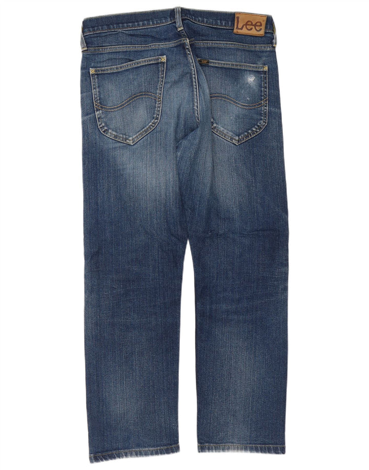 Lee Vaqueros Rectos Blake para Hombre W34 L28 Algodón Azul
