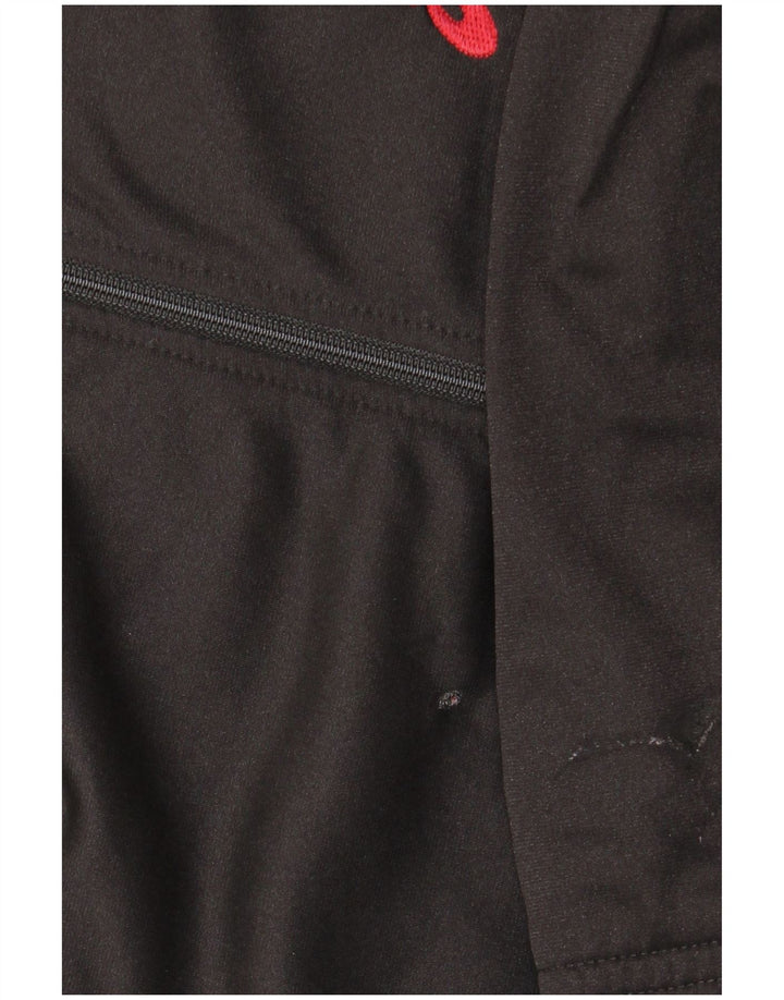 ASICS Chaqueta de chándal gráfica para hombre IT 56 XL Bloque de color negro