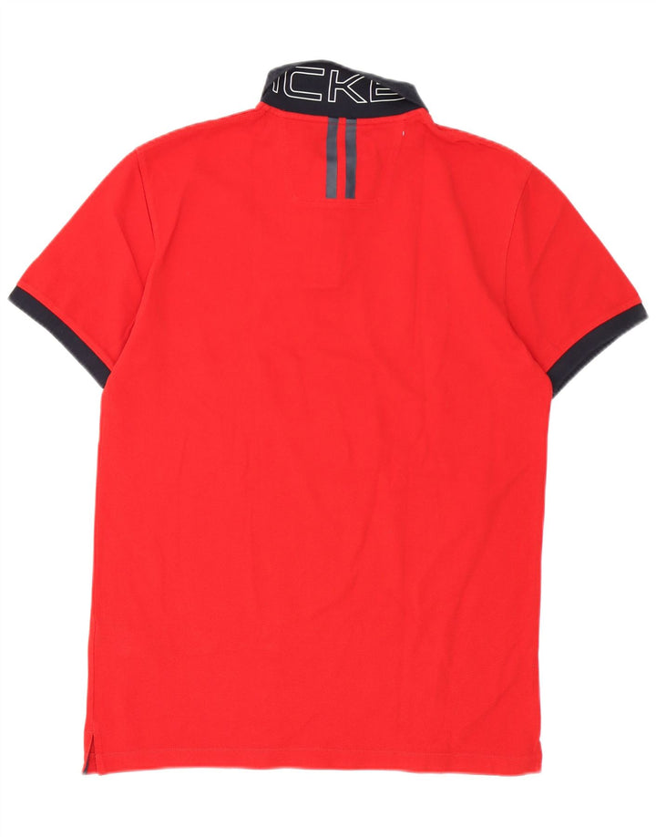 Hackett Polo De Rugby Gráfico Para Hombre De Algodón Rojo Medio
