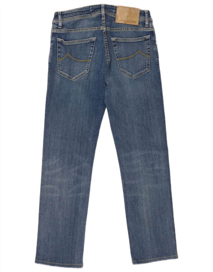Jacob Cohen Vaqueros ajustados para mujer W29 L26 Algodón azul
