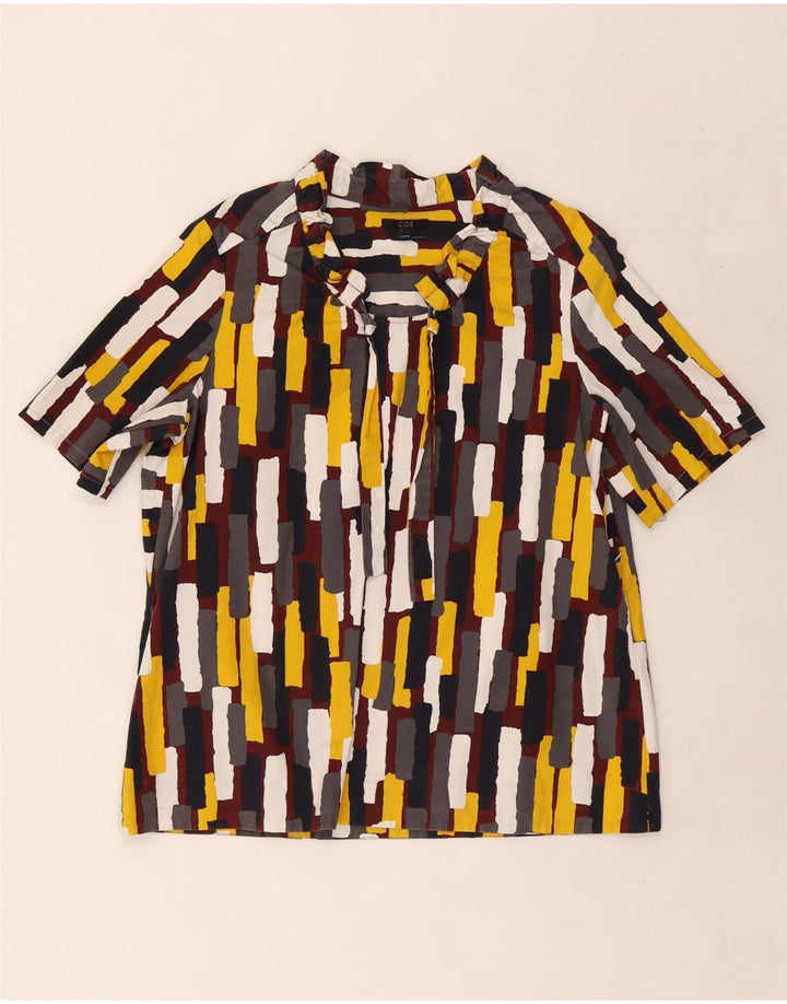 Cos Blusa de manga corta para mujer EU 38 Mediana Multicolor Geométrica
