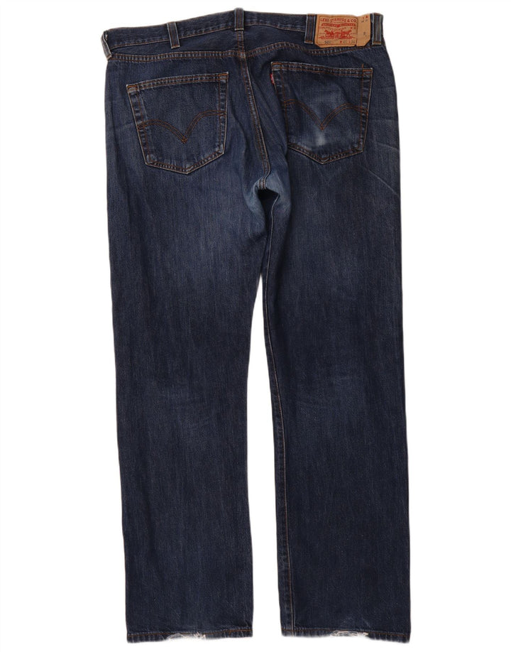 LEVI'S Jeans rectos 501 para hombre W40 L34 Algodón azul marino