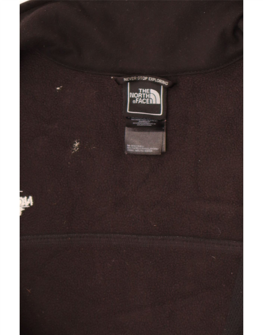 The North Face Chaqueta superior de chándal para hombre 2XL Poliéster negro
