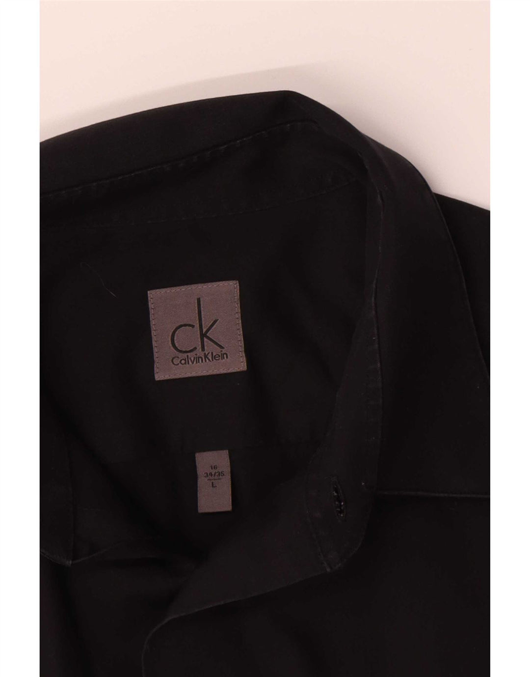 Calvin Klein Jeans Camisa para hombre Talla 16 Grande Negro