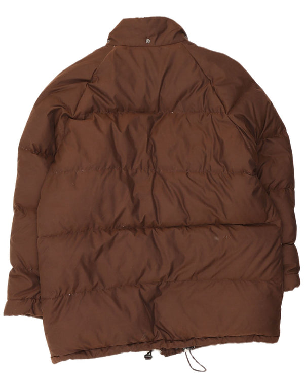 Sergio Tacchini Abrigo acolchado para hombre IT 54 2XL Marrón Policloruro
