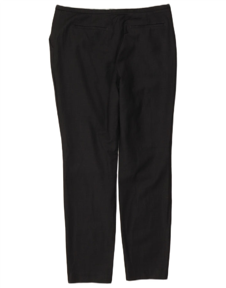 Ted Baker Pantalón de traje ajustado para mujer talla 2 Small W30 L28 Lana negra