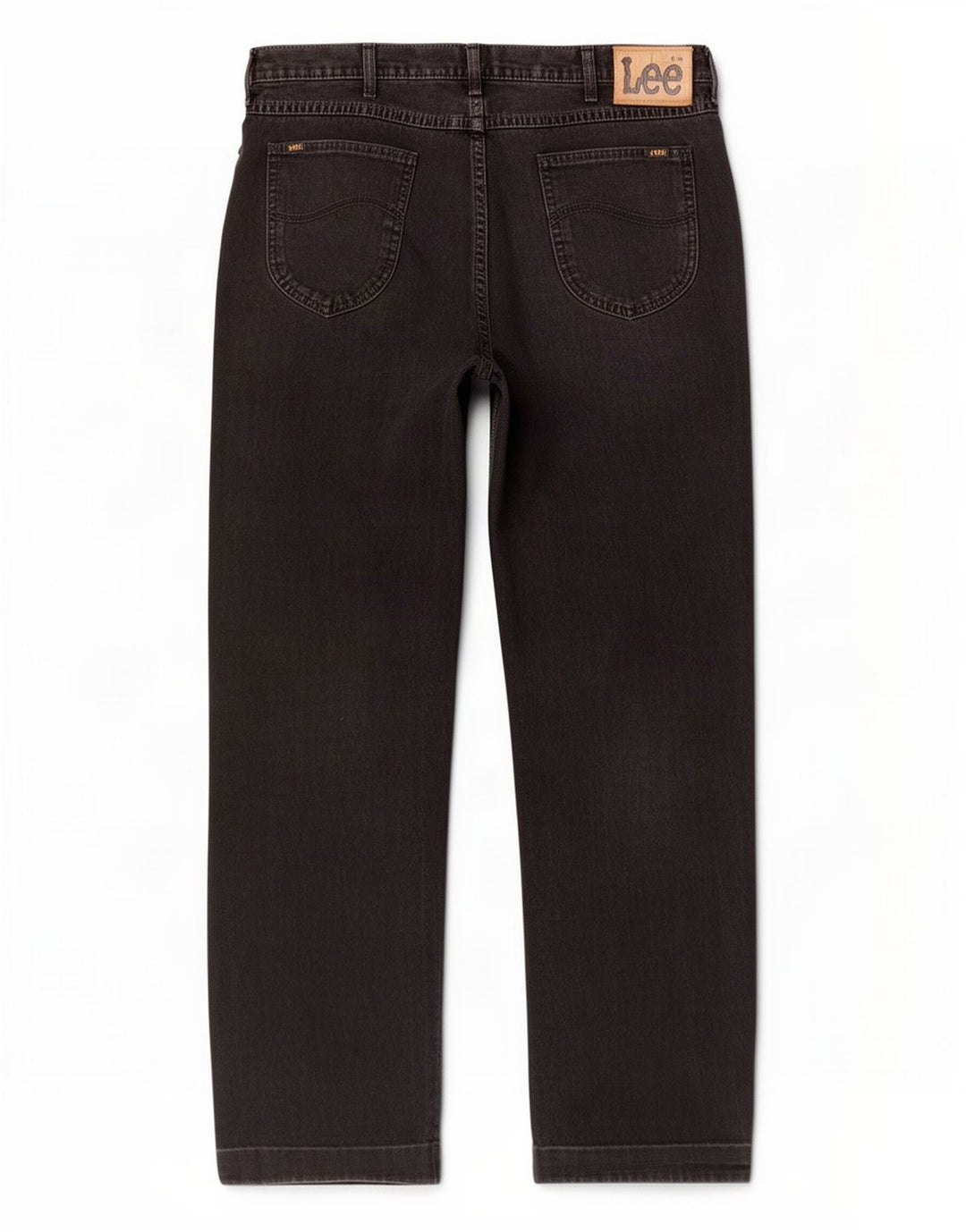Vaqueros rectos Lee para hombre W36 L28 Algodón negro
