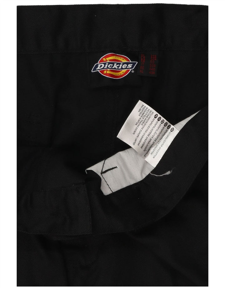 Dickies Pantalones cargo rectos para hombre W34 L31 Poliéster negro