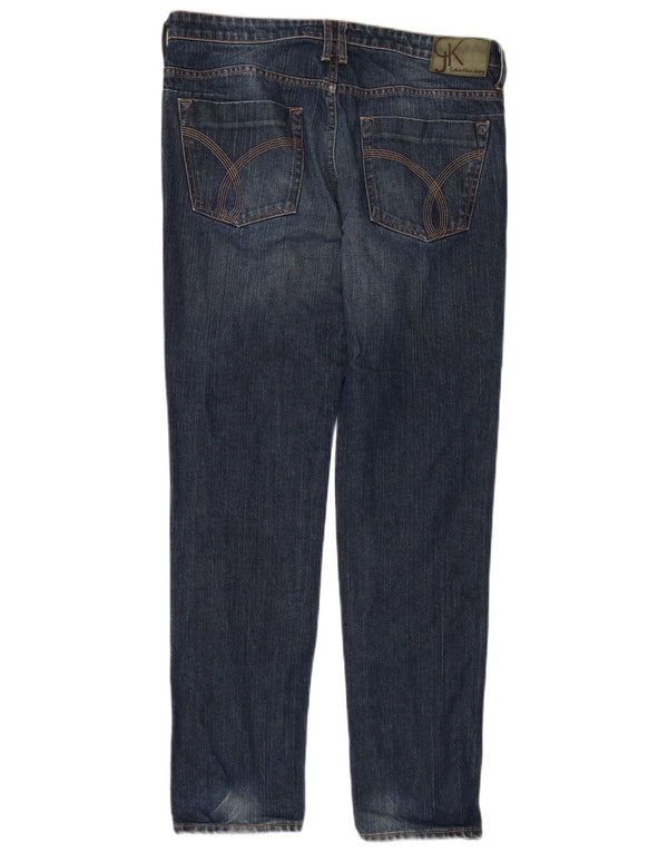 CALVIN KLEIN Vaqueros ajustados para hombre W34 L32 Azul