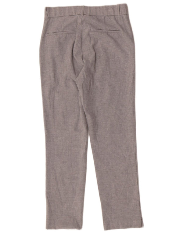 Zara Mujer Pantalón Chino Recto XS W24 L26 Gris