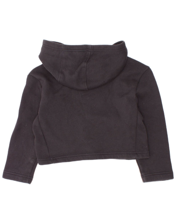 Adidas - Jersey con capucha para niña, 5-6 años, algodón negro