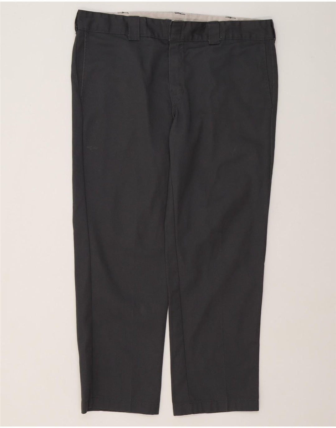 Dickies Pantalón chino recto y delgado para hombre W38 L30 Poliéster gris