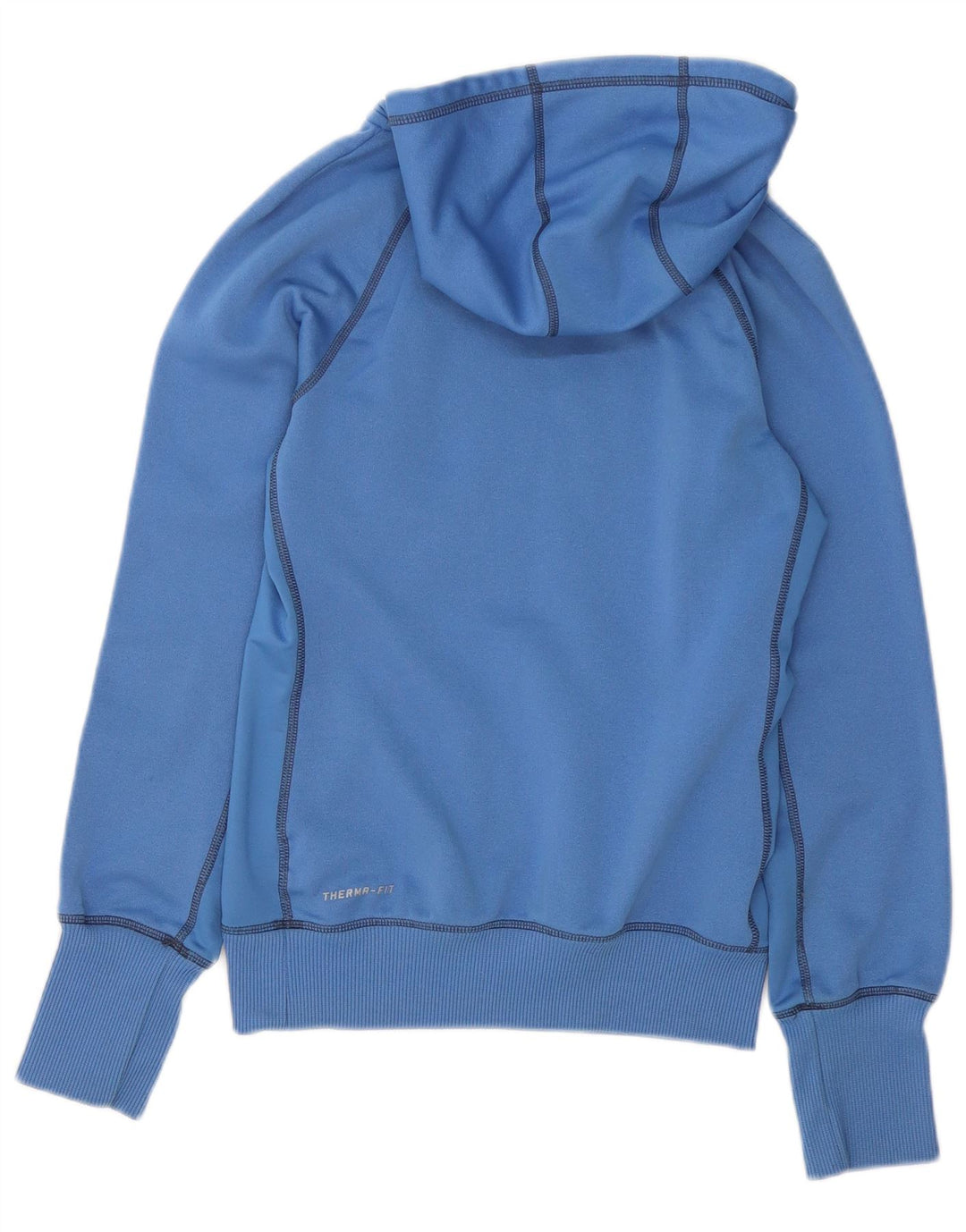 Nike - Sudadera con capucha para mujer, talla S, poliéster azul