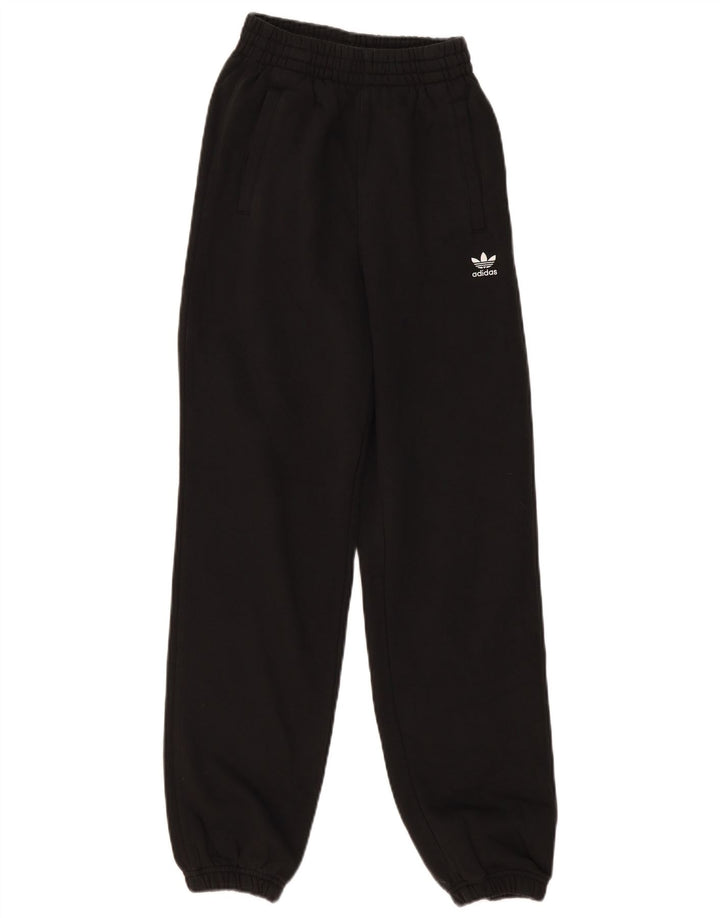 Adidas Mujer Chándal Pantalones Joggers UK 0/2 2XS Negro Algodón
