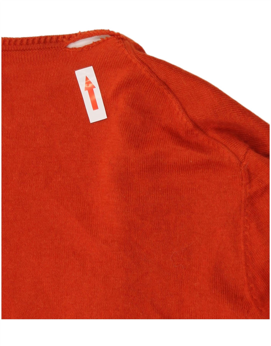 Massimo Dutti Cárdigan Abierto Asimétrico para Mujer UK 44 Medio Naranja