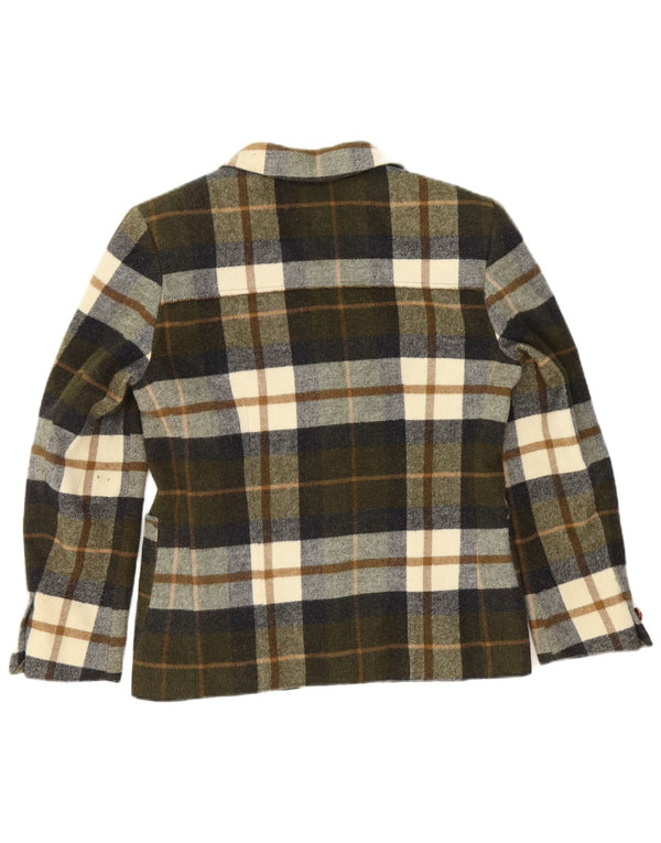 MOTIVI Chaqueta tipo blazer de 2 botones para mujer UK 12 Medium Khaki Check