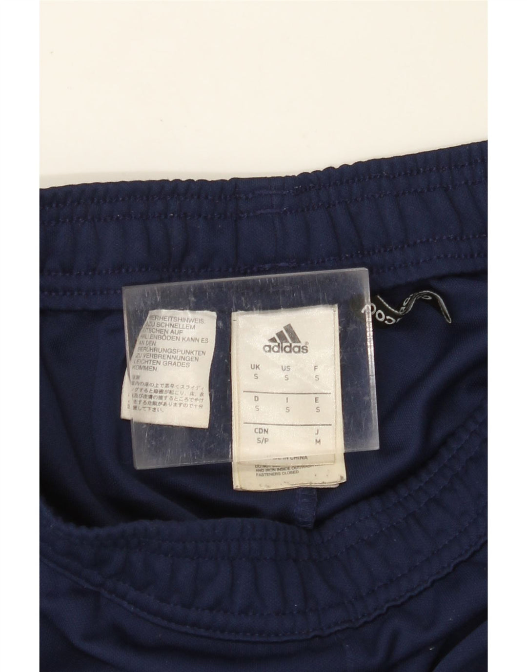 ADIDAS Mujer Climacool Chándal Pantalones UK 10 Pequeño Azul Marino