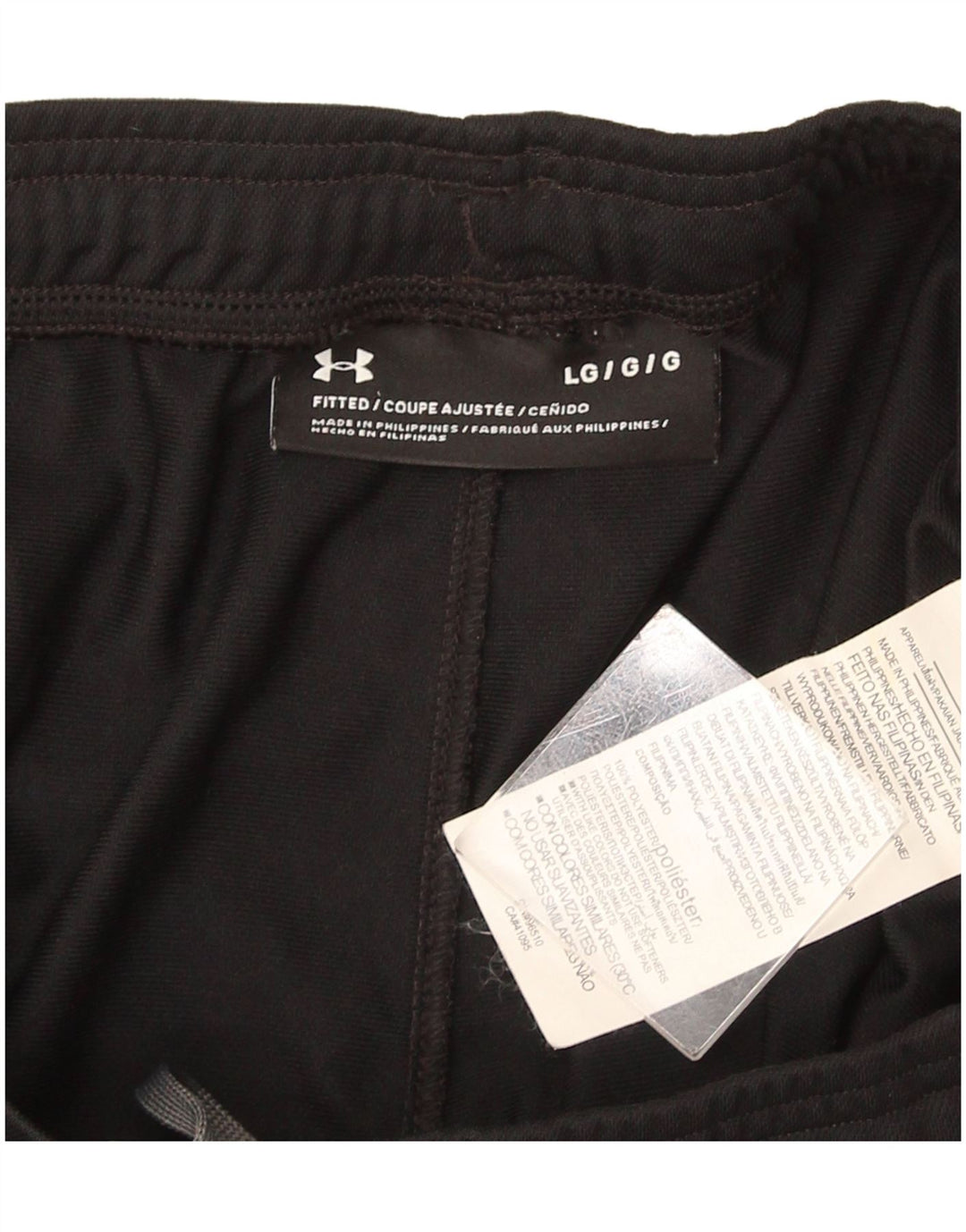 Pantalón de chándal Under Armour Hombre Grande Poliéster negro
