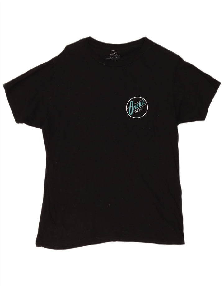 O'Neill Camiseta gráfica de ajuste moderno para mujer UK 46 Algodón negro mediano