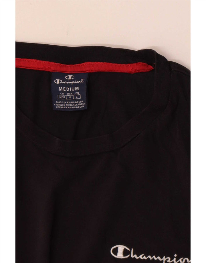 Champion Camiseta Gráfica para Hombre Top Mediano Negro