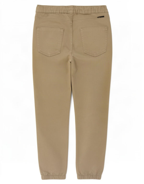 Zara Mens Joggers Chino Pantalones EU 40 Medium W31 L27 Caqui Algodón