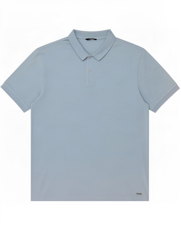 Polo Massimo Dutti Hombre XL Algodón Azul
