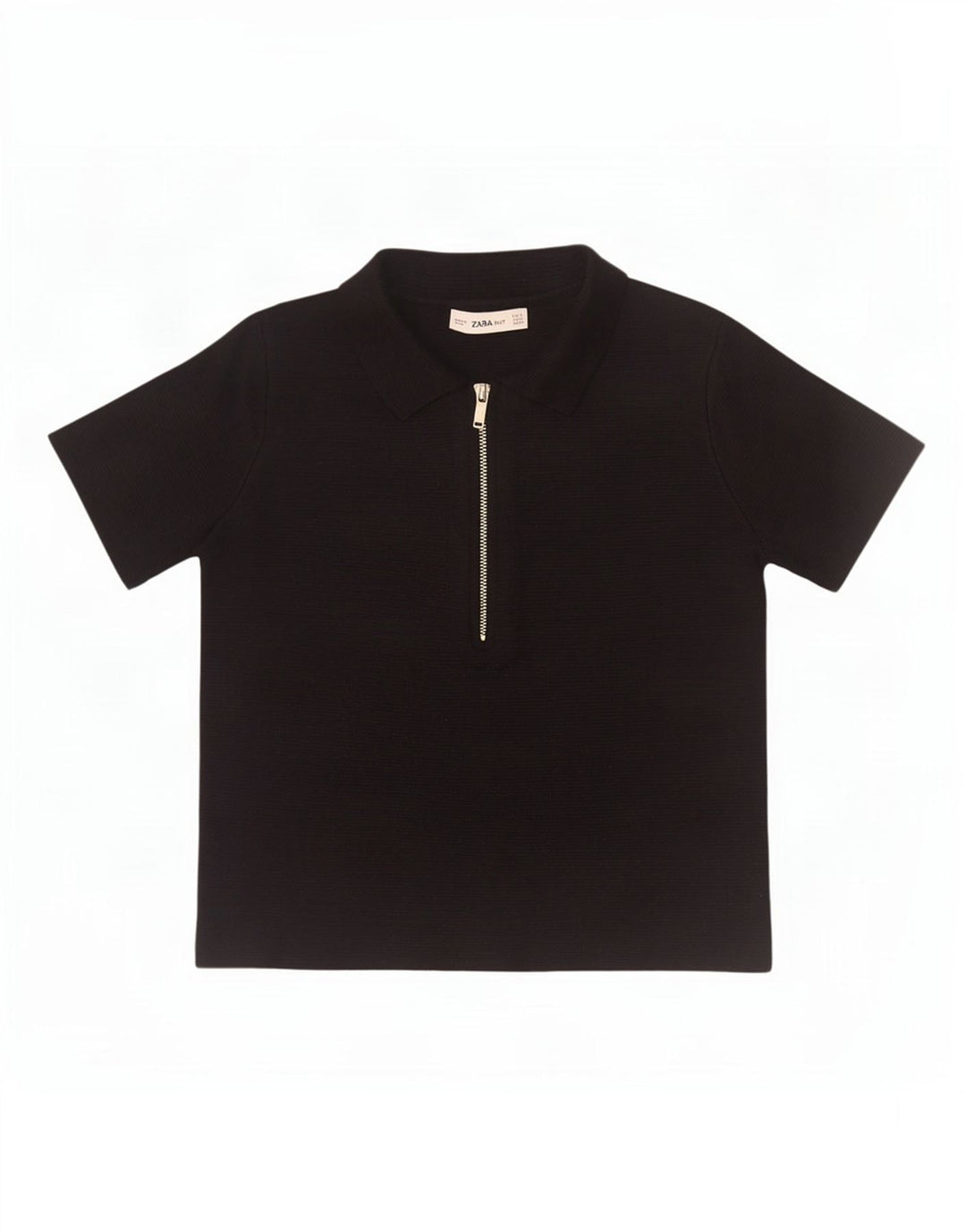Zara Polo Mujer UK 10 Small Negro