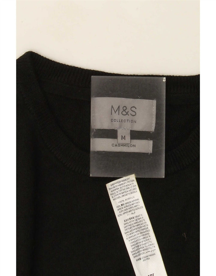 Marks & Spencer Suéter De Cuello Redondo Para Hombre Acrílico Negro Mediano