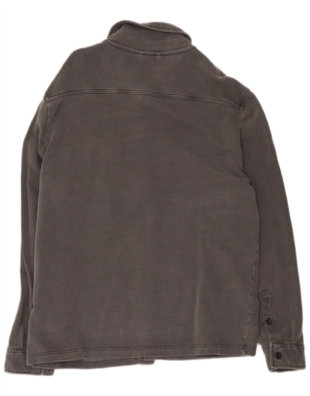 Camisa Marks & Spencer para hombre grande de algodón gris