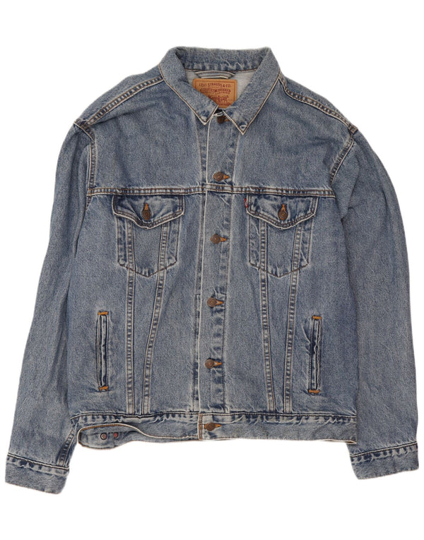 Levi's Chaqueta vaquera para hombre UK 40 Algodón azul grande