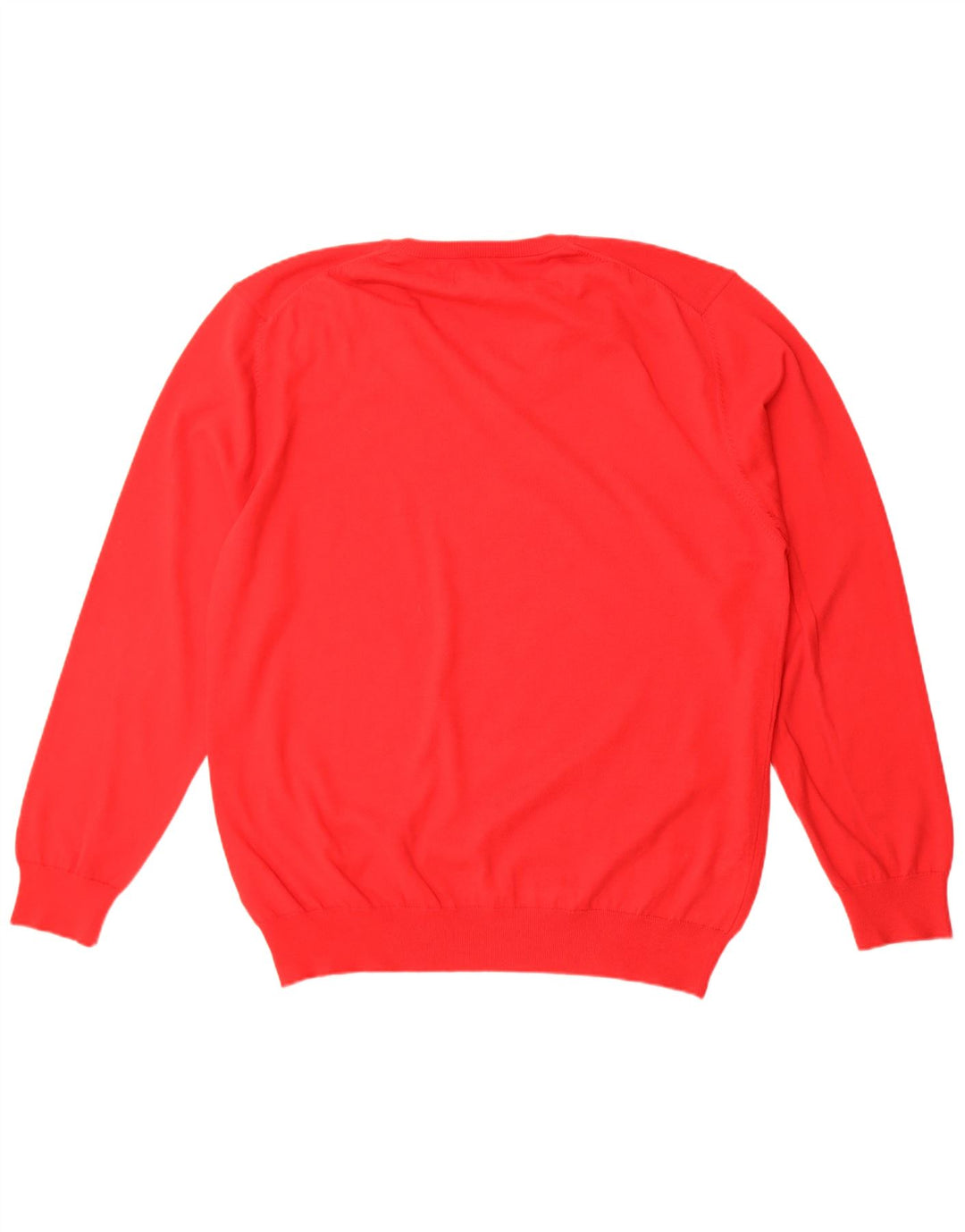 Gant Jersey con cuello en V para hombre, talla 3XL, algodón rojo