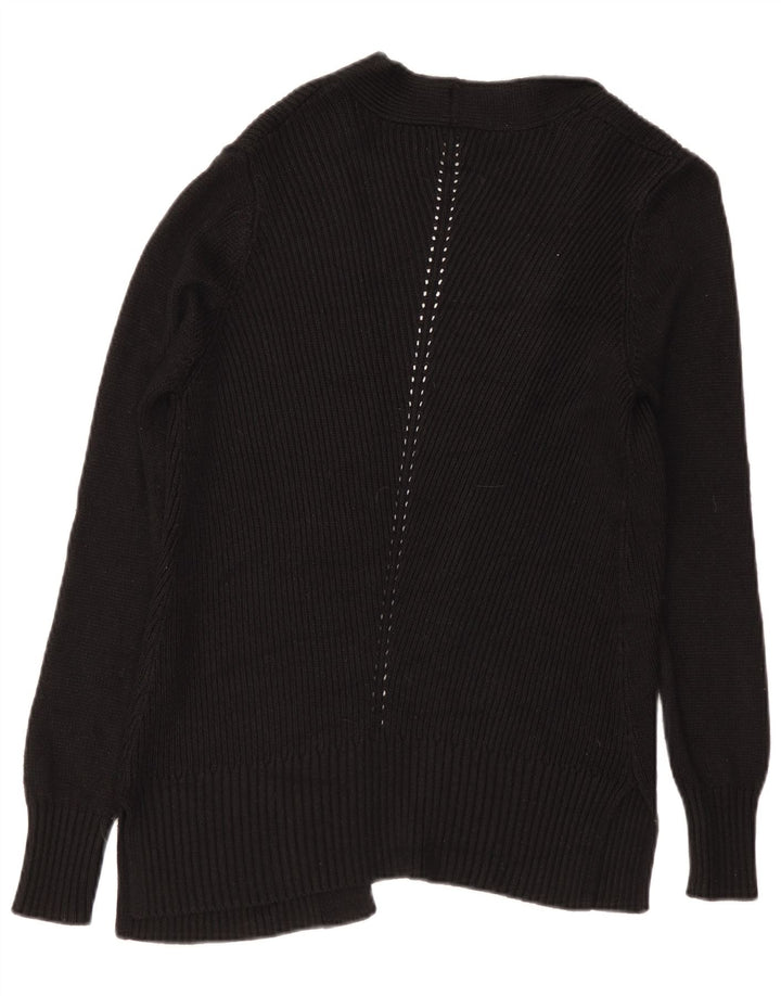Suéter tipo cárdigan abierto para mujer Fat Face UK 10 Small Black
