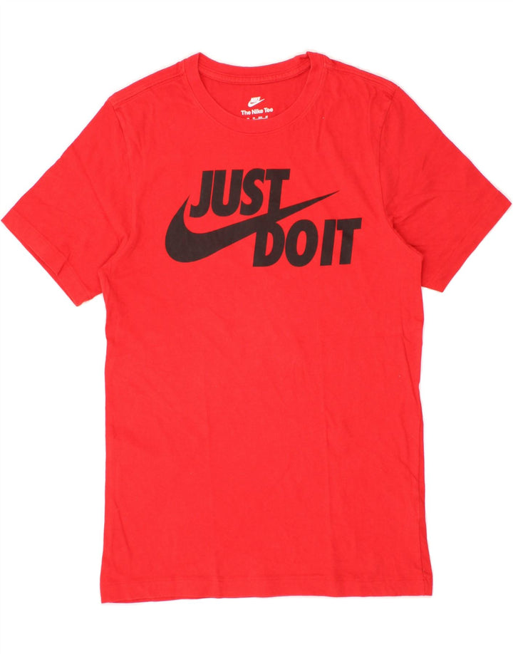 NIKE Mens Graphic T-Shirt Top XS Red Cotton Vintage Nike and Second-Hand Nike from Messina Hembry 