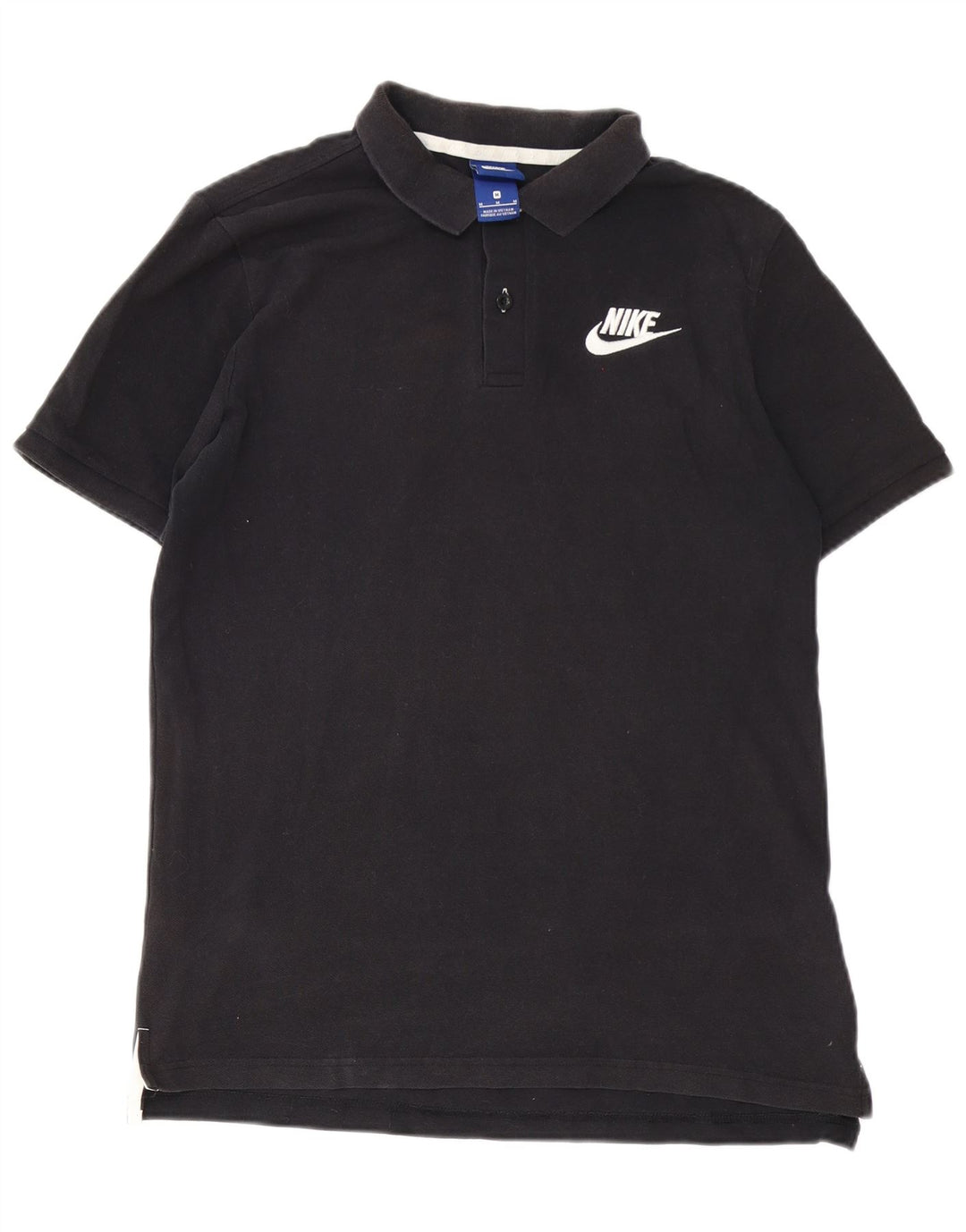 Polo NIKE Hombre Algodón Negro Mediano