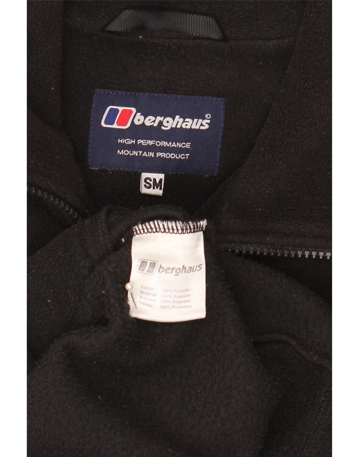 Berghaus Chaqueta polar para hombre UK 36 Small Poliéster negro