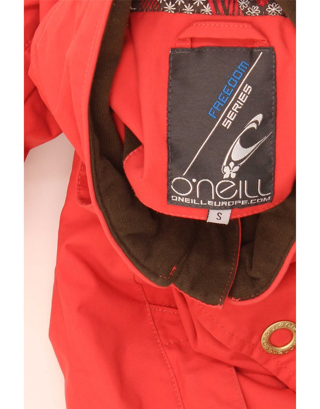 O'Neill Chaqueta cortavientos para mujer UK 10 Small Red Nylon