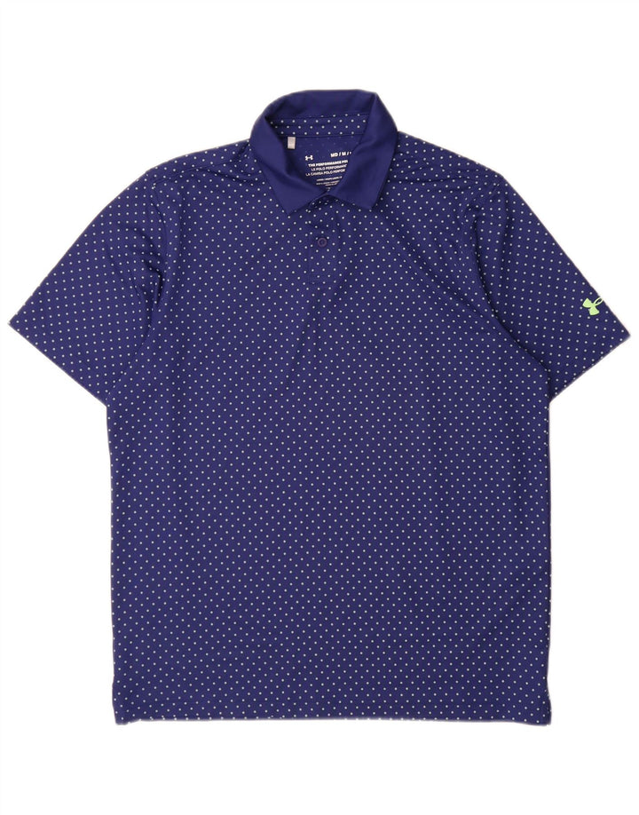 Under Armour Polo Heat Gear para hombre Poliéster moteado azul medio