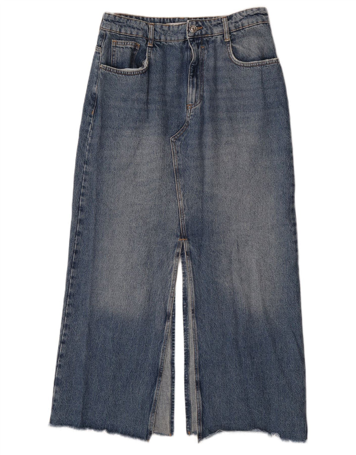 Zara Mujer Falda Vaquera Grande W30 Azul