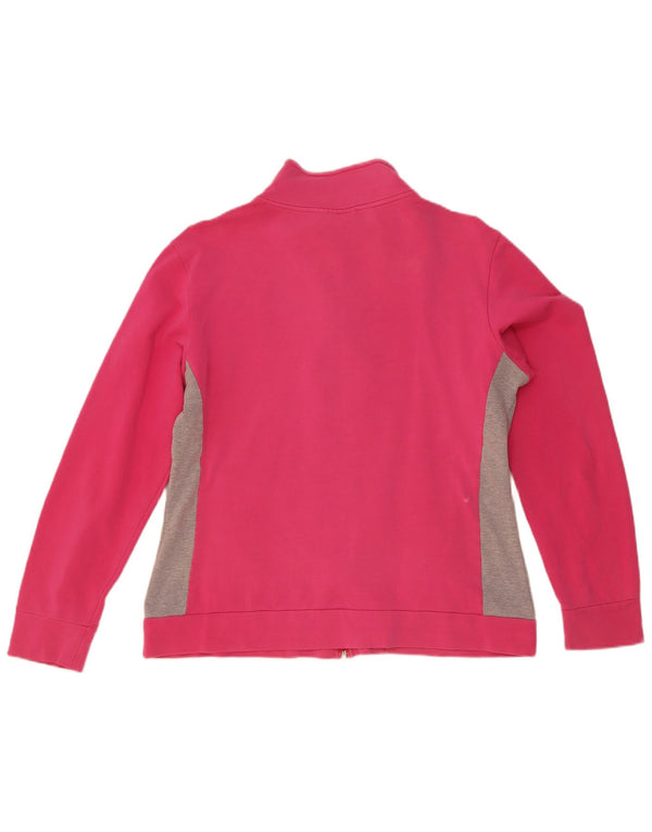Chaqueta de chándal para mujer Ellesse UK 40 XL Algodón color block rosa