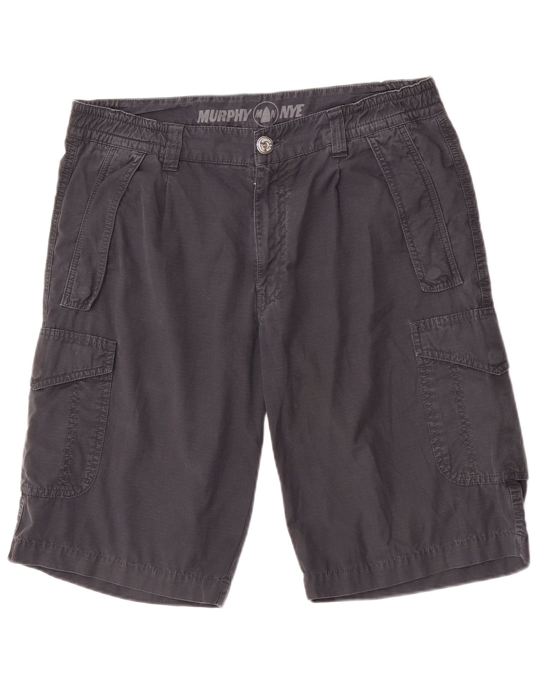 Murphy & Nye Pantalones cortos tipo cargo para hombre W36 Algodón azul marino grande