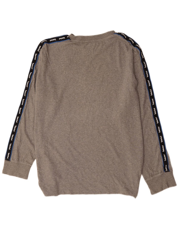 Timberland Hombre Gráfico Top Manga Larga 2XL Gris Colorblock Algodón
