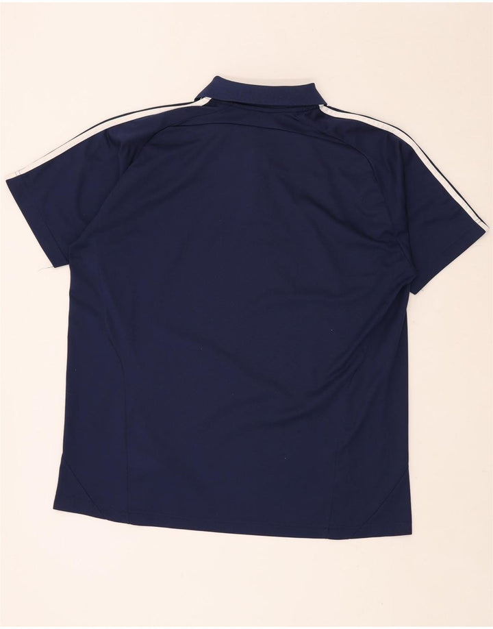 Polo ADIDAS Climalite para hombre UK 46/48 XL Azul marino Poliéster