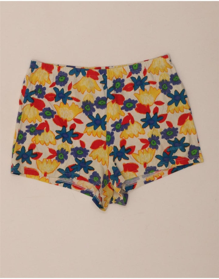 Colmar Hot Pants Mujer Grande W34 Algodón Floral Multicolor