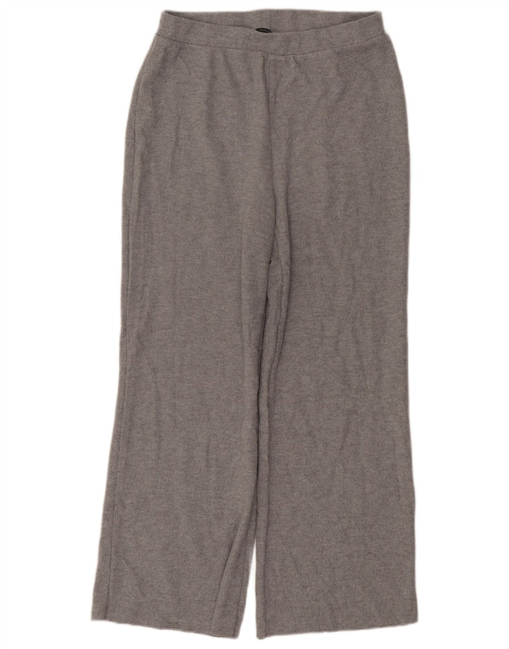Zara Mujer Pantalón Chándal UK 44 Grande Poliéster Gris