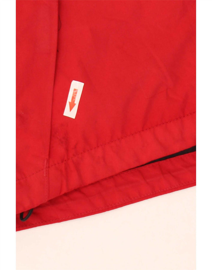 Columbia Chaqueta impermeable con capucha Titanium para hombre Reino Unido 38 Poliéster rojo mediano